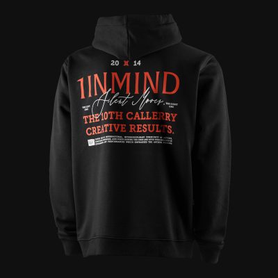 Schwarzes Herren Hoodie - Silent One