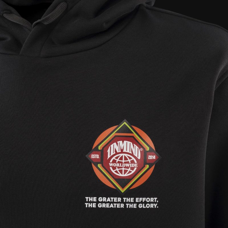Schwarzes Herren Hoodie – The Effort One - 03
