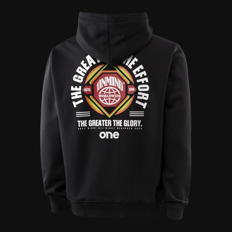 Schwarzes Herren Hoodie – The Effort One - 04