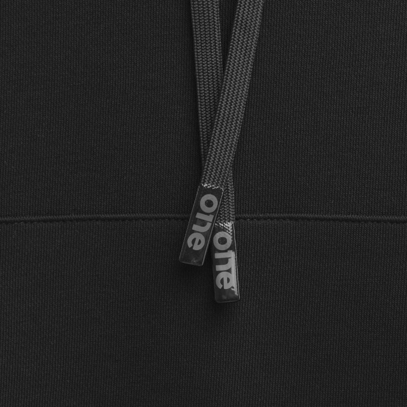 Schwarzes Herren Hoodie – The Effort One - 06