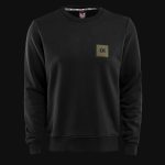 Schwarzes Herren Sweatshirt - O1 Khaki Box - 02
