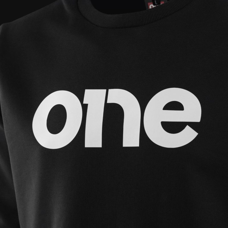 Schwarzes Herren Sweatshirt - W-One - 02