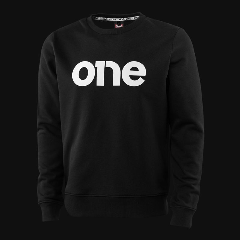Schwarzes Herren Sweatshirt - W-One - 03