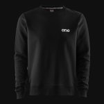 Schwarzes Herren Sweatshirt - White One Classics