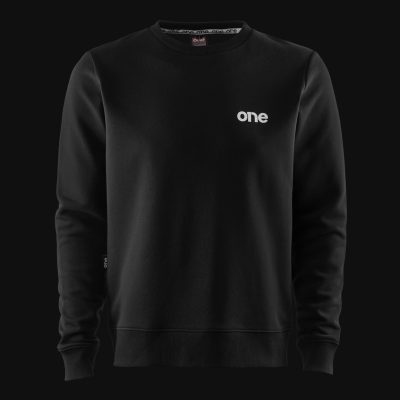 Schwarzes Herren Sweatshirt - White One Classics