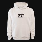 Weißes Herren Hoodie - Black W-Box