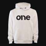 Weißes Herren Hoodie - DW-One