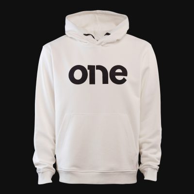 Weißes Herren Hoodie - DW-One