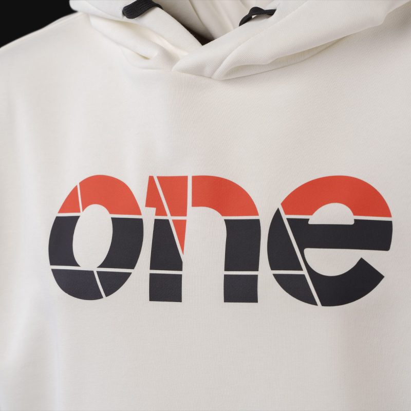 Weißes Herren Hoodie - Hue One V.03 - 05