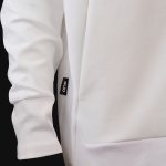 Weißes Herren Hoodie mit Reißverschluss - Halo O1 - 04