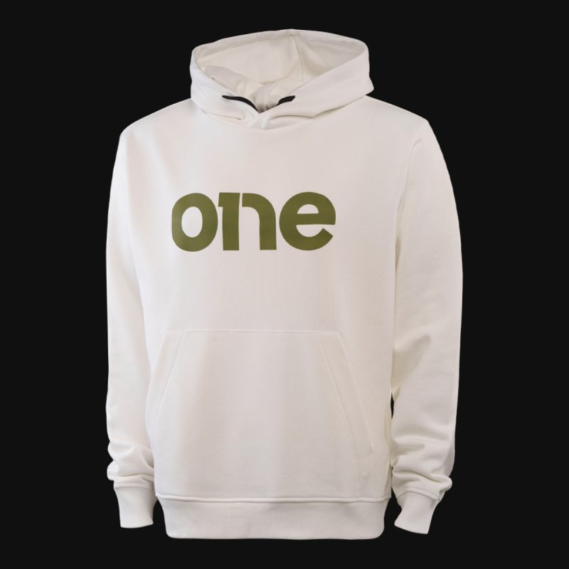 Weißes Herren Hoodie - Nomad One - 03