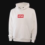 Weißes Herren Hoodie - Red Box Logo - 03