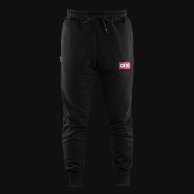 Herren Jogginghose Schwarz - Red One Classics