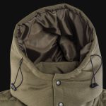 Schwarze Herrenweste mit Kapuze - O1 Khaki - 02