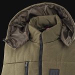 Schwarze Herrenweste mit Kapuze - O1 Khaki - 05