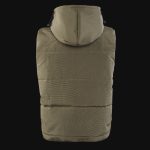 Schwarze Herrenweste mit Kapuze - O1 Khaki - 06