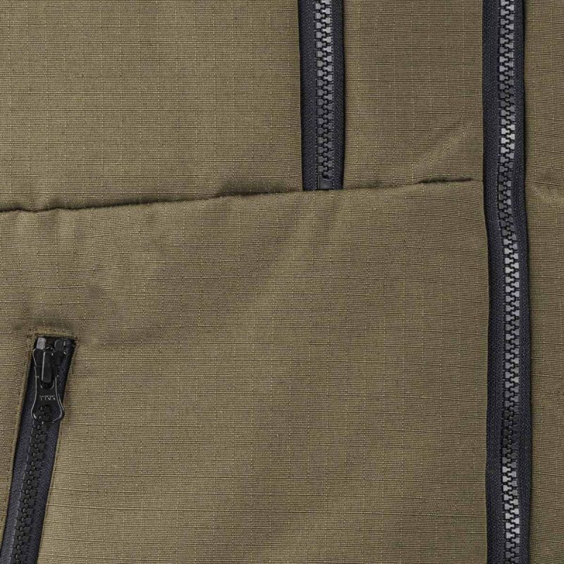 Schwarze Herrenweste mit Kapuze - O1 Khaki - 07
