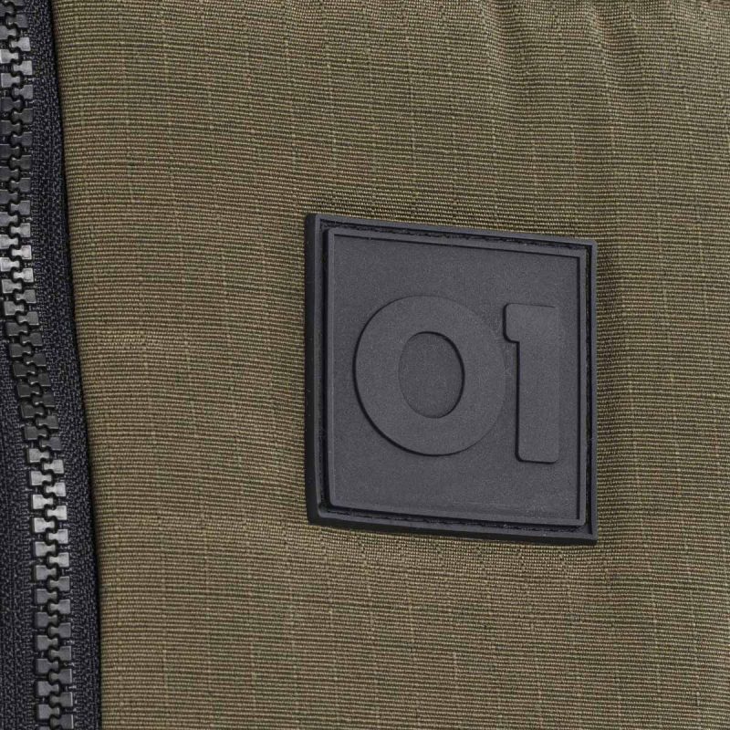 Schwarze Herrenweste mit Kapuze - O1 Khaki - 08