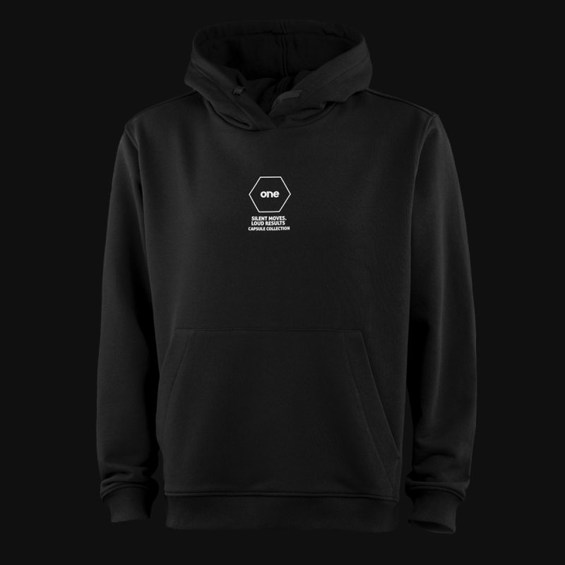 Herren Hoodie - Hex One Noir - 03