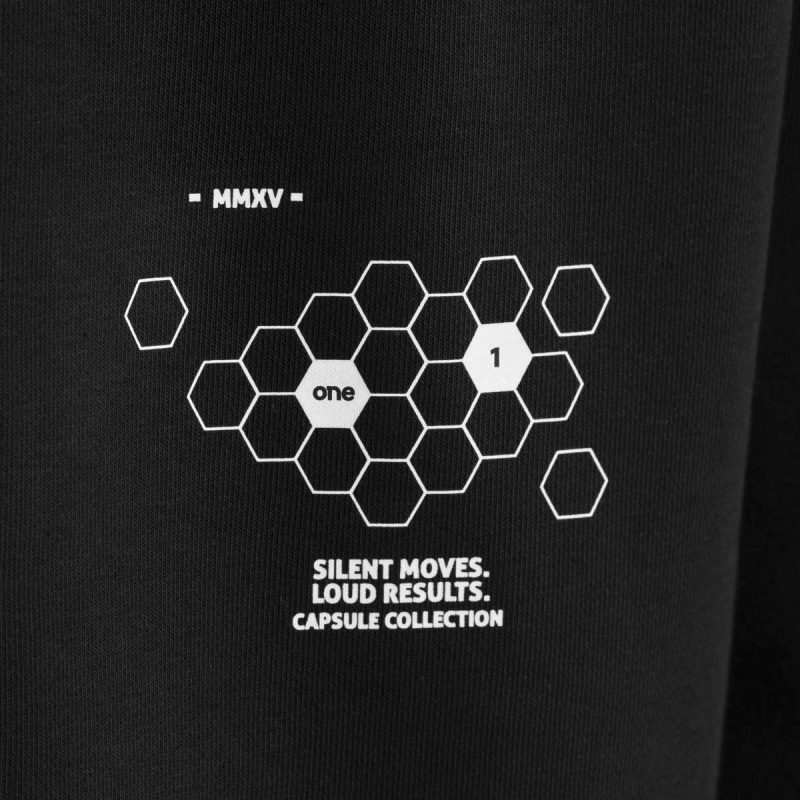 Herren Hoodie - Hex One Noir - 05