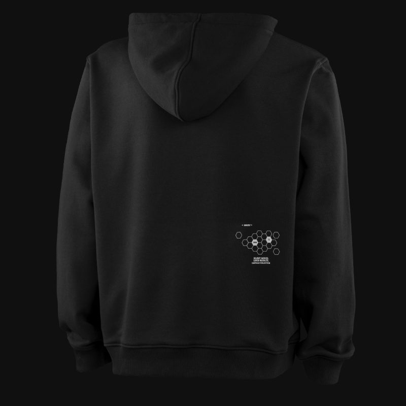Herren Hoodie - Hex One Noir - 06