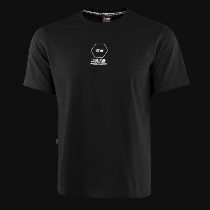 Herren Oversize T-shirt - Hex One Noir - 04