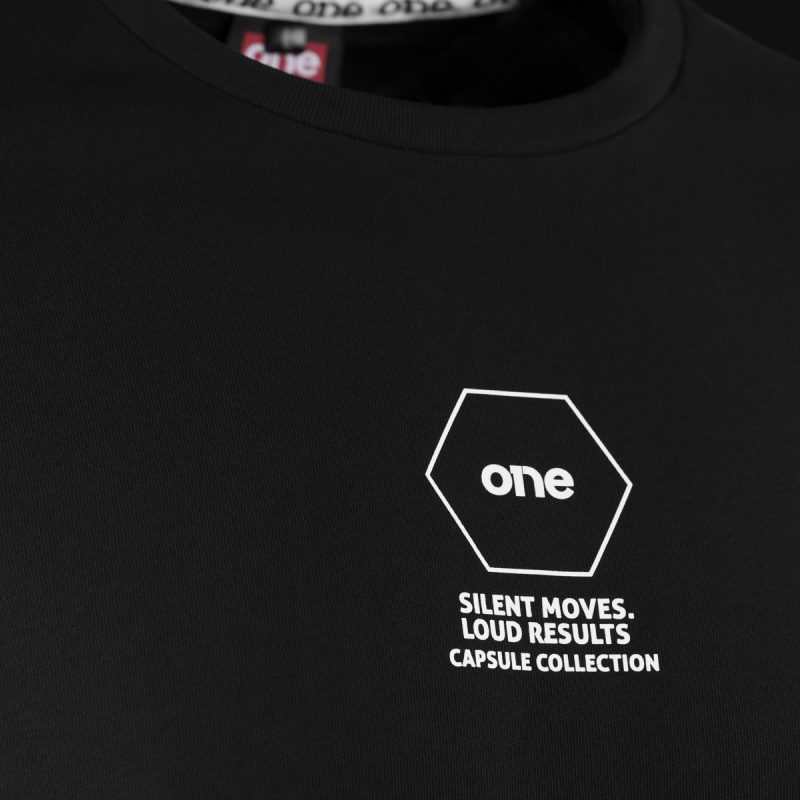 Herren Oversize T-shirt - Hex One Noir - 05