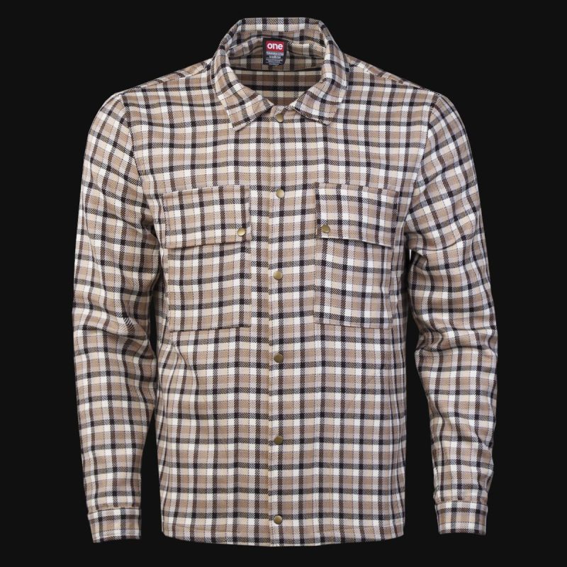 Herren Overshirt mit Knöpfen - Heritage One