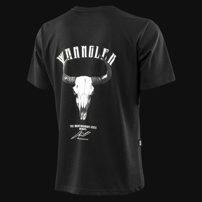 Herren Regular-Fit T-Shirt Schwarz - Rustic Roots