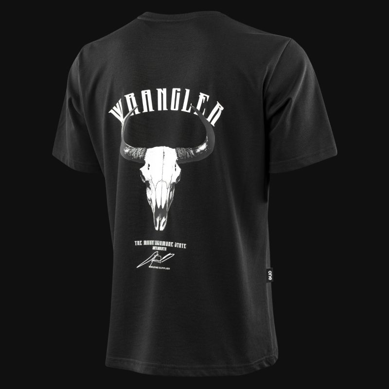 Herren Regular-Fit T-Shirt Schwarz - Rustic Roots