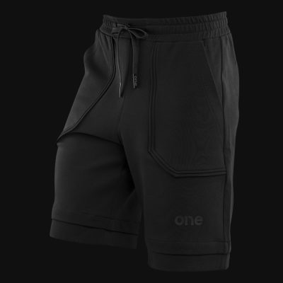 Herren Shorts Schwarz - Blackout Luxe