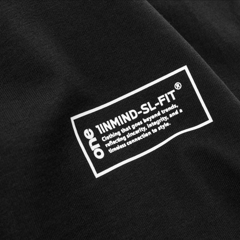 Herren Slim-Fit T-Shirt Schwarz - O-KIND - 04