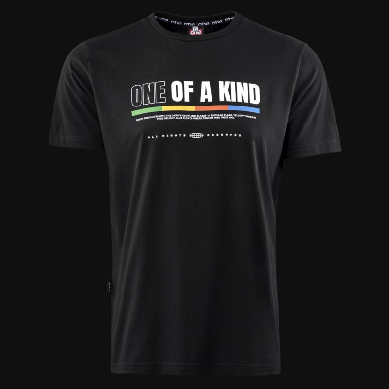 Herren Slim-Fit T-Shirt Schwarz - O-KIND