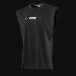 Schwarzes Herren Muskelshirt - Running Club - 03