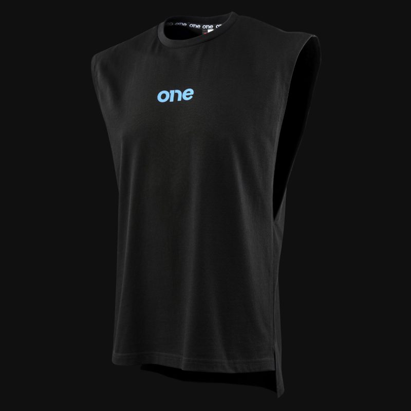 Schwarzes Herren Muskelshirt - Zone Flow - 02