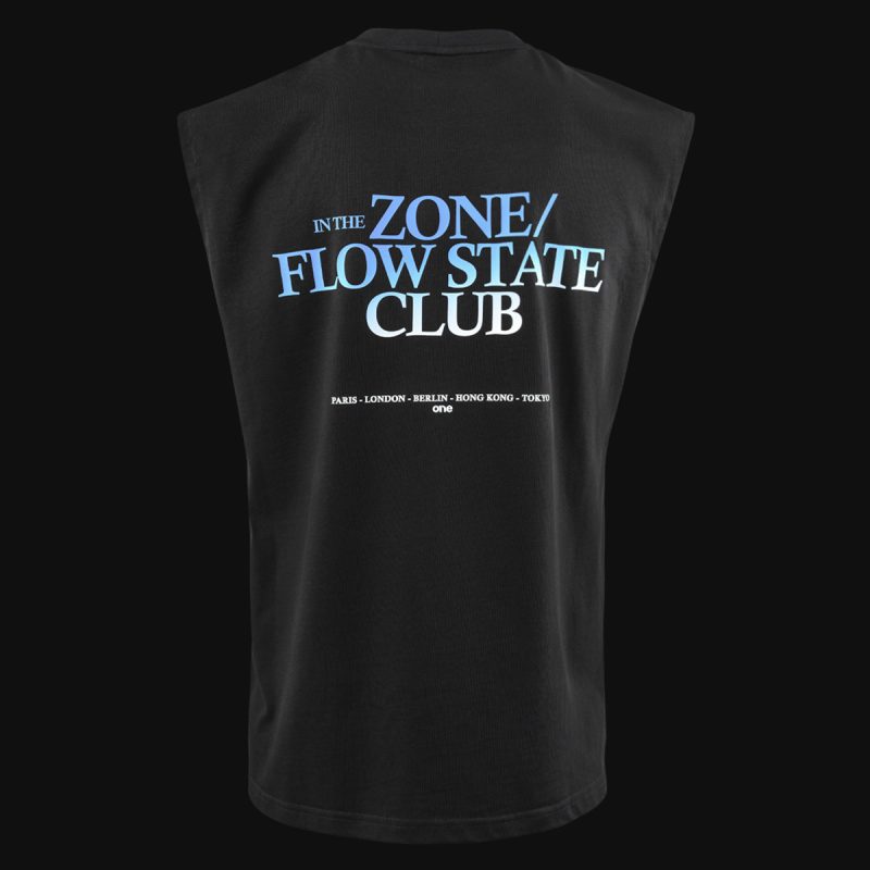Schwarzes Herren Muskelshirt - Zone Flow - 05