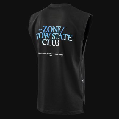 Schwarzes Herren Muskelshirt - Zone Flow