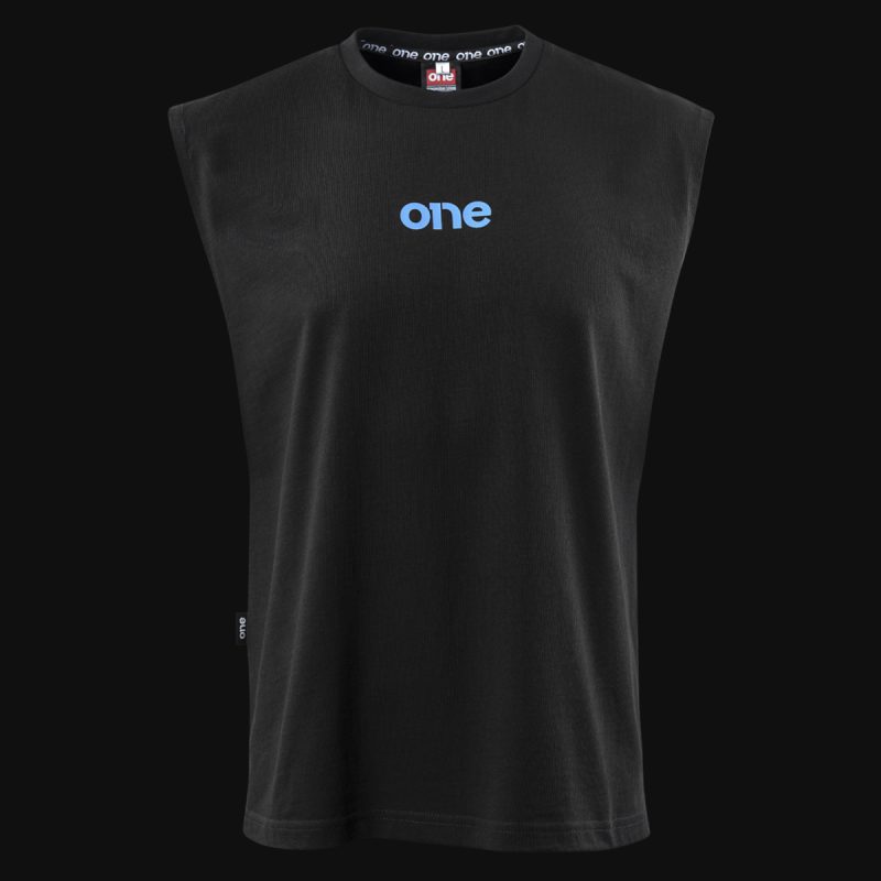 Schwarzes Herren Muskelshirt - Zone Flow - 06