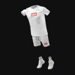 Set T-Shirt und Shorts Classic White-R
