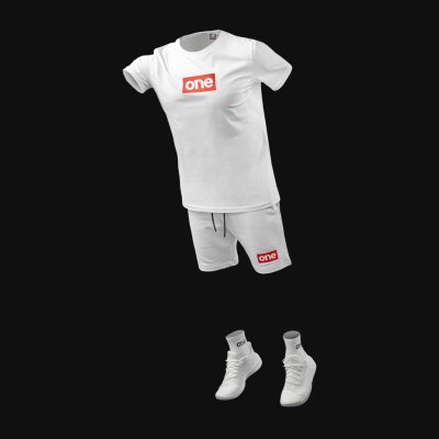 Set T-Shirt und Shorts Classic White-R