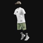 Set T-Shirt und Shorts O1 WH