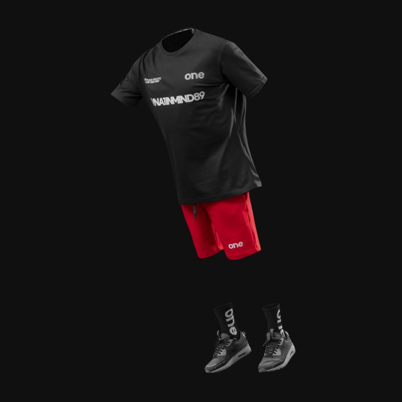 Set T-Shirt und Shorts SAC Red