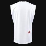 Weißes Herren Muskelshirt - SLMR - 02