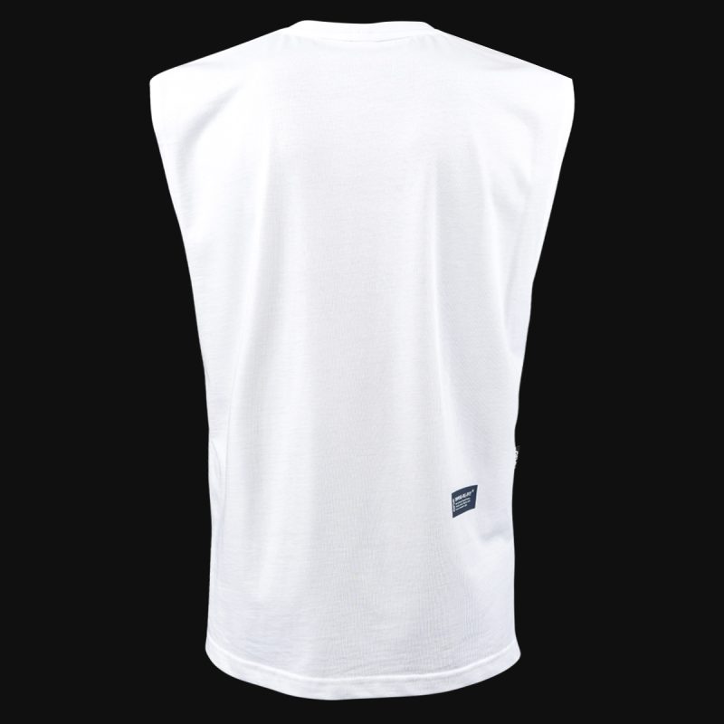 Weißes Herren Muskelshirt - SLMR-GR - 03