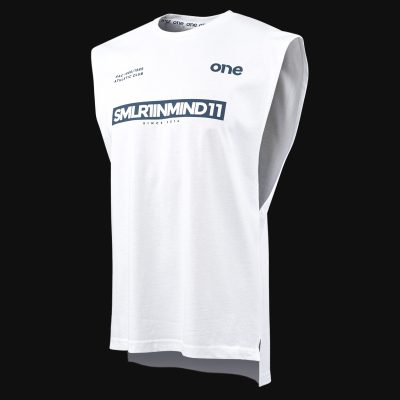 Weißes Herren Muskelshirt - SLMR-GR