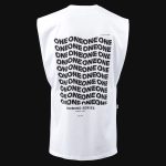 Weißes Herren Muskelshirt - Wave One - 04