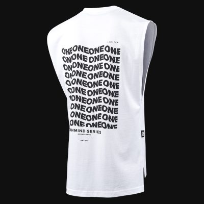 Weißes Herren Muskelshirt - Wave One