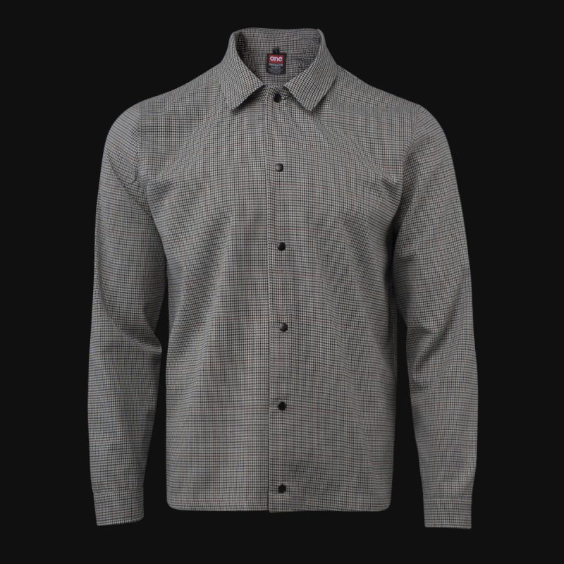 Herren Overshirt mit Knöpfen - Core Pixel