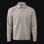 Herren Overshirt mit Knöpfen - Flex Grid