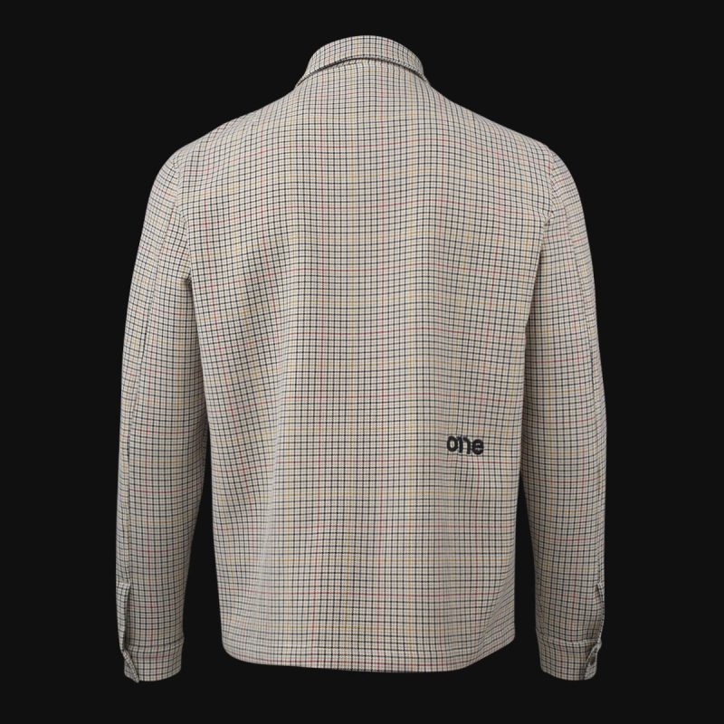 Herren Overshirt mit Knöpfen - Flex Grid - 03